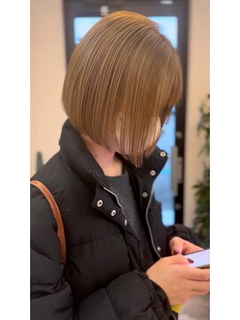 ヘアデザインファブロ イオンモール宮崎店(hair design FABRO.) 韓国風ミニボブ