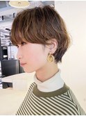 ショート前髪カット美髪おくれ毛_ba428983