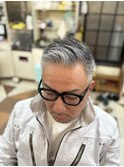 王道白髪ショート