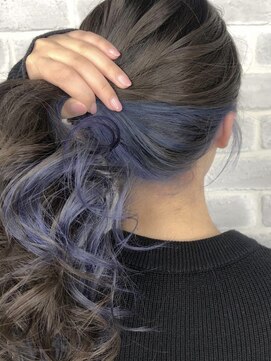 アンラヴェスト(AN LOVEST mashup hs) インナーカラー/ブルー☆