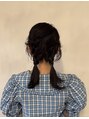 ブルートマト(BLUE TOMATO) 骨格や服装に合わせてふわっとしたアレンジも作れます♪