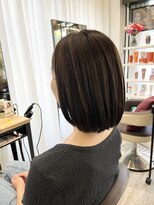 ウイ バイ ファースト 北四番丁店(u'i by first)&nbsp;☆似合わせカット☆切りっぱなしボブ　髪質改善透明感カラー