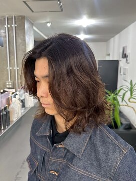 メンズサロン キング 心斎橋店(Men’s salon K!ng) メンズカット/ブリーチ/ニュアンスパーマ/メンズハイライト/眉毛