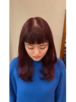 テテ ニコ(tete nico)&nbsp;【大前晴奈】カシスブラウン×ミディアムレイヤー