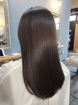 ご褒美に◎髪質改善ストレート×カラー