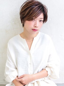 ソルヴ(solv.) 奈良/ショート/ショートボブ/ボブ/白髪ぼかし/白髪染め/髪質改善