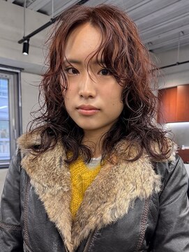 ニコ トウキョウ 渋谷(nico TOKYO) ミディアムパーマヘアレイヤーパーマコテ巻きパーマロングパーマ