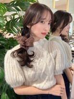 アクシス 栄ガスビル店(`AXIS) イメチェン/ピンクベージュ/アンブレラカラー/前髪/名古屋栄