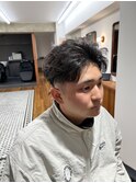 MEN’S/サーフカール/刈り上げセンターパート/表参道駅/青山 