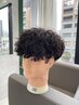 シャドウパーマ＋bcaトリートメント＋眉カット＋シェービング