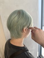 エイト ヘアサロン 渋谷本店(EIGHT) ミントグリーンカラー