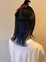 ビューティーワークスループライン(beautyworks LoopLine)&nbsp;☆外ハネミディアム！インナーブルー☆