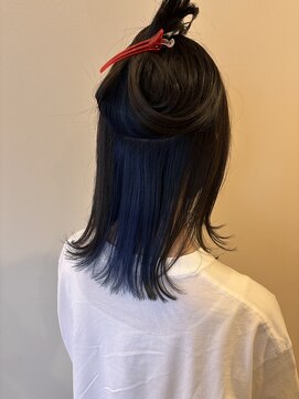 ビューティーワークスループライン(beautyworks LoopLine) ☆外ハネミディアム!インナーブルー☆