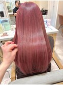 【Hairate本川越】ブリーチカラー◎レッドピンク