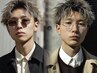 男性限定【透明感ブリーチ】カット＋カラー＋艶TR￥13,200