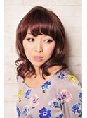 フェミニンで甘すぎない★ふわゆるボブロング