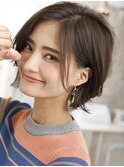 束感×つや感カジュアルボブ
