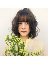 クーエフー(coo et fuu) 20代30代大人ブラウンボブ小顔シースルーバングナチュラル近藤