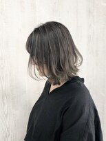 ラッズプラスエイチ(Lads+h)&nbsp;【Lads+h 】大人ハイライト×アッシュグレージュ