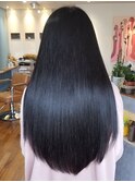 【hair resort MAHANA平岩】ブラック×ナチュラルストレート