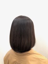 クオリス 上福岡店(QUALIS)&nbsp;大人かわいい/艶カラー/ミディアム/ココアブラウン/30代40代50代