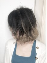 クレア 下北沢(CREA)&nbsp;コントラストグラデーション×ボブ