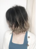コントラストグラデーション×ボブ