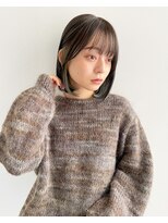 トレス(TRESS)&nbsp;ボブ　インナーカラー　イヤリングカラー