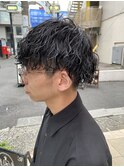 波巻きスパイラル/ツイスト/ツーブロックメンズヘア新百合ヶ丘