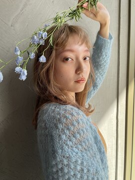 ヨンシ(jonsi) ブロンド×顔まわりレイヤー