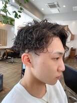 フラッグ ヘアー 天神西通り店(Flag HAIR) メンズパーマ ツイストスパイラル