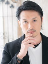 メンズヘア ビーセカンド 草加店(MENS HAIR B-2)&nbsp;サイドの刈上げがポイント！暗髪フェードカットショートU草加