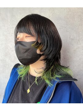 コラゾン イオンモール長久手店(Corazon) ウルフ×デザインカラー