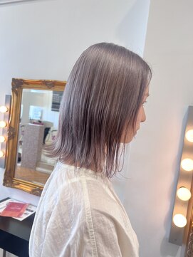 コワファースト させぼ五番街店(COIFF1RST) 透け感★ミルクグレージュ