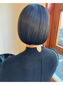 [佐賀/minibob/ミニボブ/ショートボブ/ブラウンカラー]