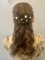 エフェ(effet)&nbsp;キラキラハーフアップ