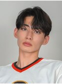 韓国マッシュセンターパートダウンパーマニュアンスパーマウルフ