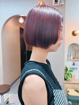 シビバイレボ(CIBI by revo) 地毛風カラー/ナチュラルレイヤーカット/ショートボブ[船橋]