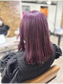 ラベンダーカラー/ピンクラベンダー/カシスピンク/派手髪/池袋