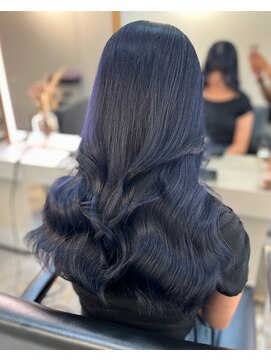 ブレンド 渋谷(BLend) 縮毛矯正.レイヤーカット.ブルーブラック.髪質改善. ヘアカラー