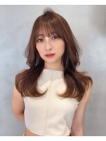 プアメリア 名古屋(Puamelia) 縮毛矯正髪質改善切りっぱなしレイヤーイヤリングカラー白髪染め