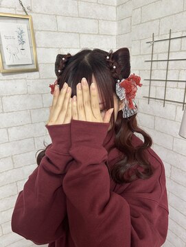 ベルデイズ 横浜西口店(BELDAYS) 猫耳ヘアアレンジ