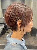 30代40代大人女性/前髪ありショートボブ/ショートヘア/髪質改善