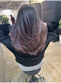 smoky lavender balayage