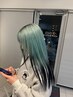 ケアブリーチ＋デザインカラー＋トリートメント　￥27500