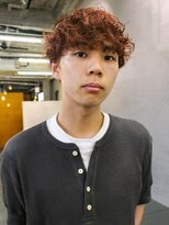 ニール 名古屋 伏見 丸の内(NEELU)&nbsp;波巻きパーマダブルカラーメンズショート