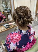 浴衣ヘアセット