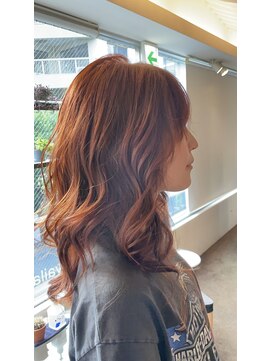 シンカ 六本木(SHINKA) オレンジカッパーで外国人風ヘアカラー