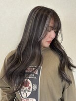 コルク バイ マグ 松本駅前(COLK by Mag) やわらかグレージュ×細めハイライト