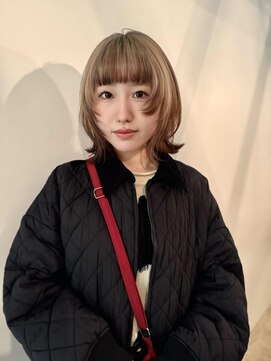 クリアーオブヘアー 栄南店(CLEAR of hair) ミディアムレイヤー×デザインカラー